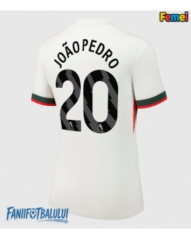 Chelsea Joao Pedro #20 Tricou Fotbal Replică 2025-26 Femei Deplasare